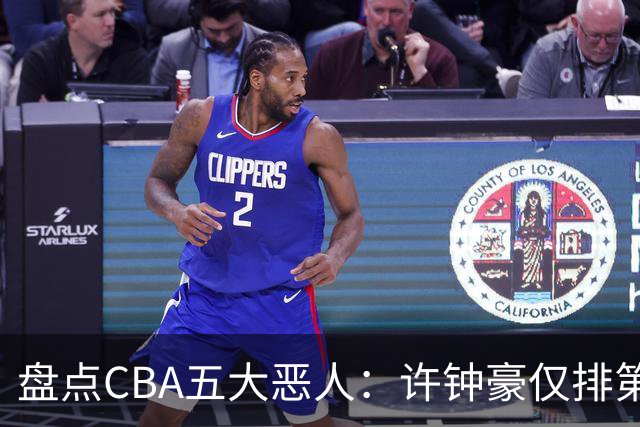 盘点CBA五大恶人：许钟豪仅排第五，压轴这位曾绊倒朱芳雨